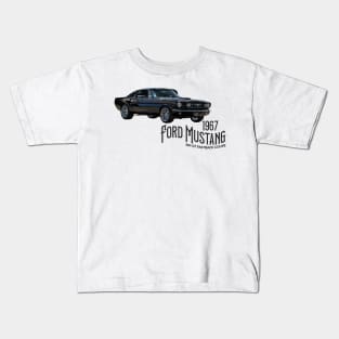 1967 Ford Mustang 390 GT Fastback Coupe Kids T-Shirt